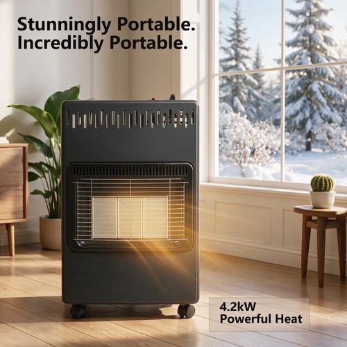 2kw portable gas heater - 4.2kw,