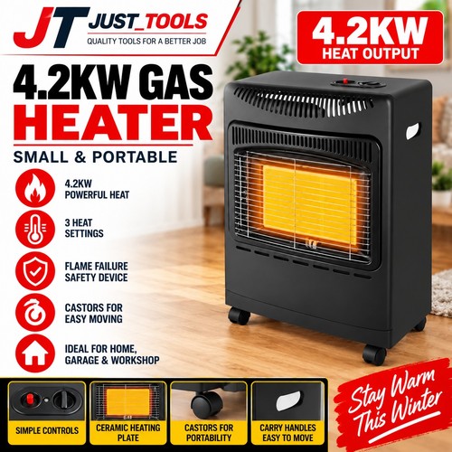 2kw gas heater 5kg - gas, calor