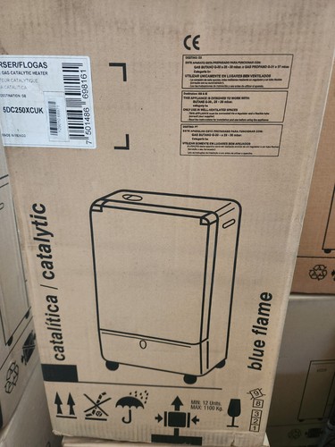 Blue flame portable heater - blue,