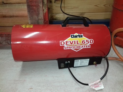 Clarke devil 650 propane fired - propane,