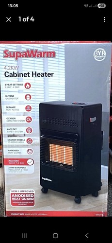 Supawarm 2kw gas cabinet - 4.2kw,